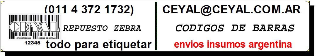 Cartuchos impresora etiquetas poliamida Interior Argentina